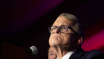 Ohio GOP Gubernatorial Candidate Mike DeWine Attends Election Night In Columbus